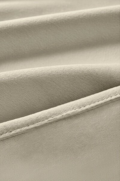 Velúrový záves SOFT VELVET krémový na riasiacu pásku Rozmer: 140x270 cm