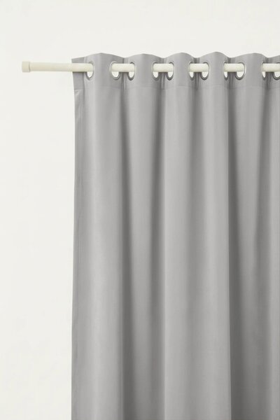 Velúrový záves SOFT VELVET popolavý 140x250 cm