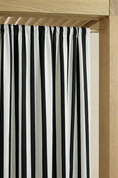 Záves TARAS STRIPES grafitový 140x220 cm