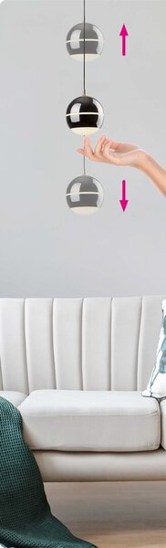 Rabalux 98072246 LED závesné stropné svietidlo Maelo | 6W integrovaný LED zdroj | 200lm | 4000K