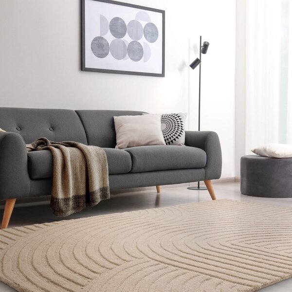 Béžový vlnený koberec 160x230 cm Hague – Asiatic Carpets