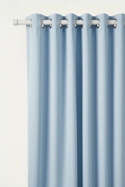 Záves na krúžkoch VIVA svetlomodrý 140x250 cm