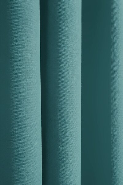Záves na krúžkoch VIVA tmavotyrkysový 140x250 cm
