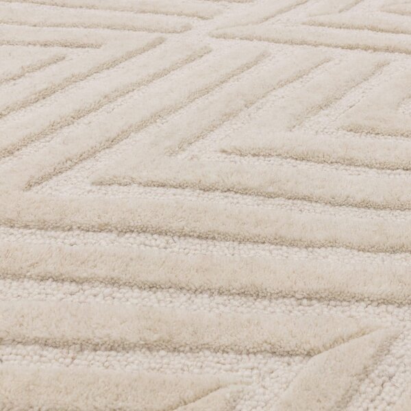 Krémovobiely vlnený koberec 200x290 cm Hague – Asiatic Carpets