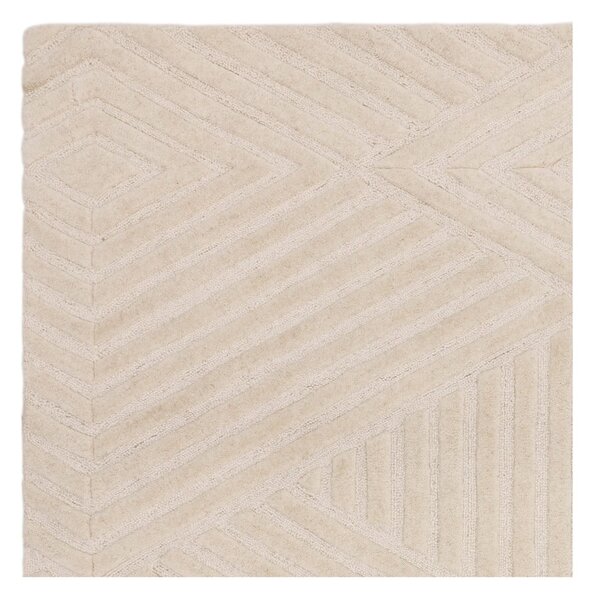 Krémovobiely vlnený koberec 200x290 cm Hague – Asiatic Carpets