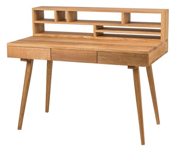 Pracovný stôl Office z masívneho dubového dreva - 1200x650
