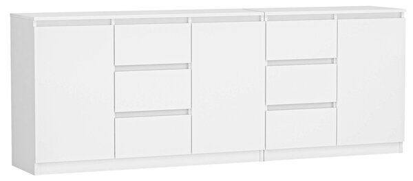 Komoda Costa 1D3S/2D3S - biela