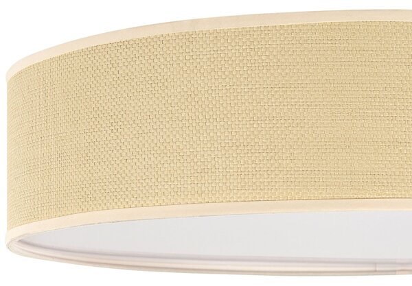 Stropná lampa prírodná okrúhla ø 60 cm stropné boho svietidlo moderná obývačka spálňa