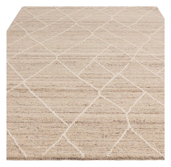 Vlnený koberec v prírodnej farbe 160x230 cm Noah – Asiatic Carpets