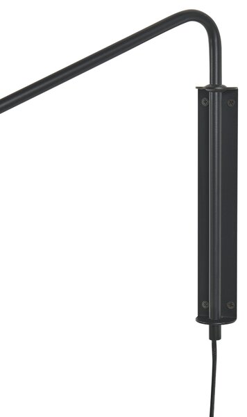 Nástenná lampa prírodný ratan 33 cm kužeľové tienidlo svetlo na nočný stolík spálňa obývacia izba boho rustikálny štýl