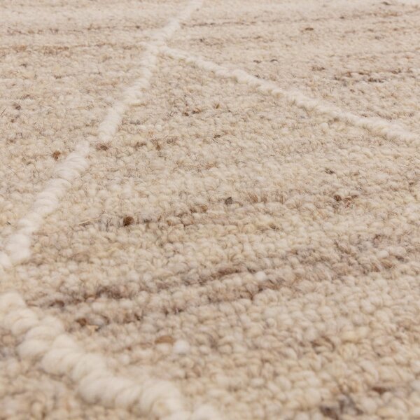Vlnený koberec v prírodnej farbe 160x230 cm Noah – Asiatic Carpets