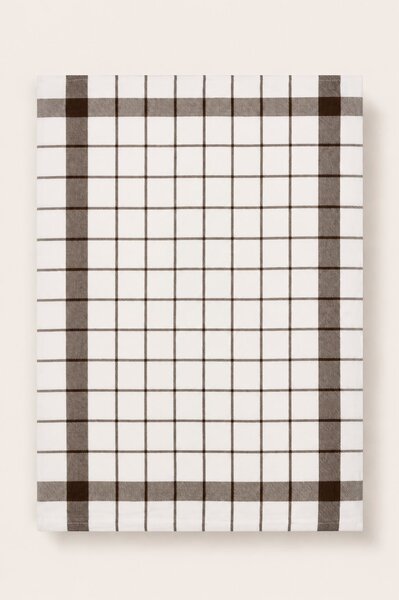 Bavlnená utierka hnedá 50x70 cm