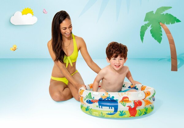 Intex 57106 Bazén 3-kruhový pre bábätká 1-3 roky 61x22cm 157106