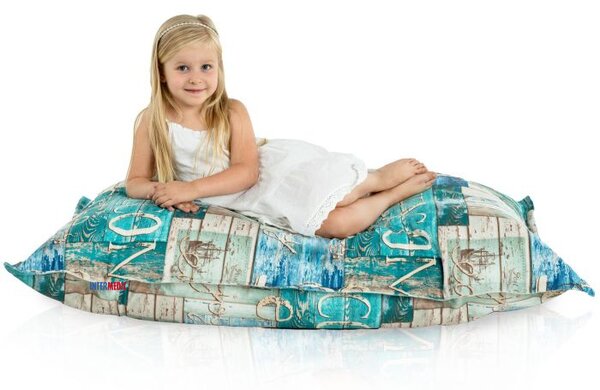 Sedací vak Hampton – veľký vankúš na sedenie a ležanie (XL/XXL) Veľkosť: XL