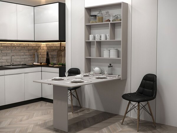 Mirjan24 Moderný nástenný stôl Eden, Farby: orech warmia 5903211516801