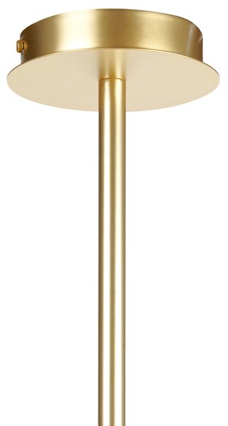 Luster závesná lampa zlatá kov železo závesné svetlo sklenené tienidlá okrúhly tvar moderné glamour osvetlenie