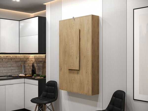 Mirjan24 Moderný nástenný stôl Eden, Farby: orech warmia 5903211516801