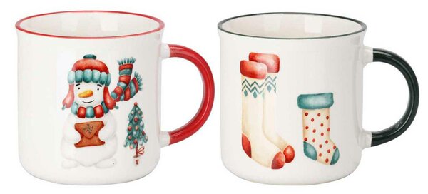 Porcelánový hrnček Christmas2 300 ml sada 2ks