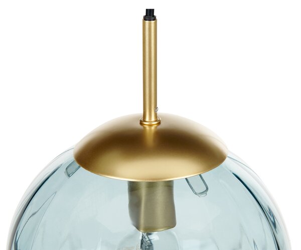 Závesná lampa viacfarebná kov železo sklo závesné svetlo moderné glamour osvetlenie obývacia izba jedáleň spálňa