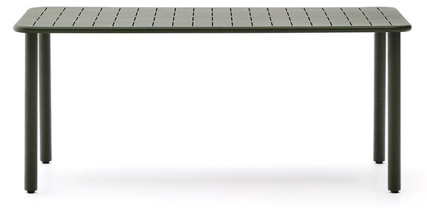 Oceľový záhradný jedálenský stôl 90x180 cm Brai – Kave Home