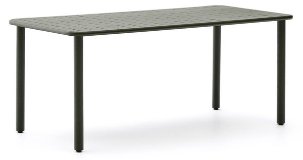 Oceľový záhradný jedálenský stôl 90x180 cm Brai – Kave Home