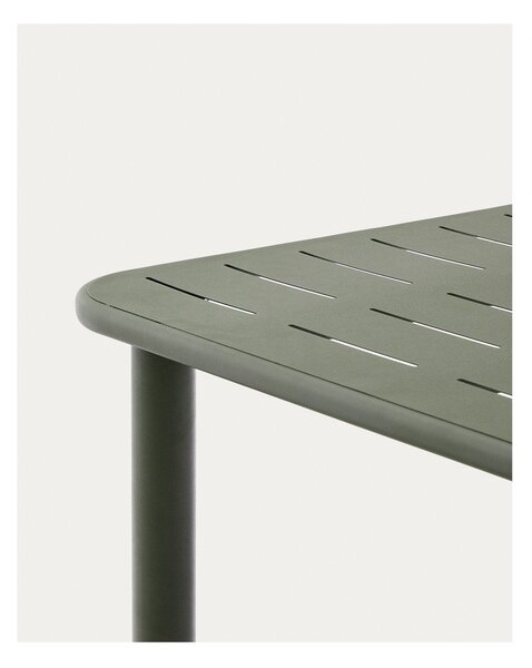 Oceľový záhradný jedálenský stôl 90x180 cm Brai – Kave Home