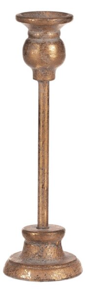 Kovový svietnik 23 cm zlatý FUP521