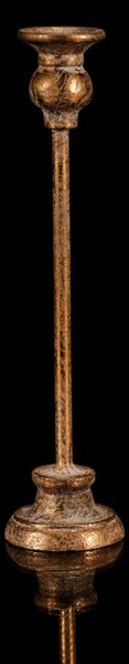 Kovový svietnik 31 cm zlatý FUP522