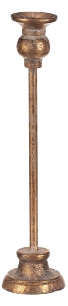 Kovový svietnik 31 cm zlatý FUP522