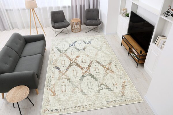 Koberec ESME C6439A krémový / terakota