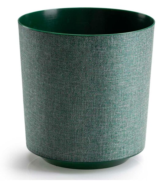 PLASTOVÝ KVETINÁČ ALOE TX 19,5X20 CM TMAVOZELENÁ