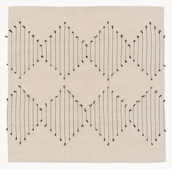 Bavlnené stolové prestierania Diamond Weave, 4 ks