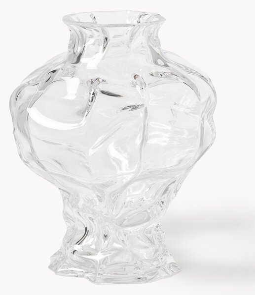 Ručne fúkaná sklenená váza Ammonit, V 30 cm