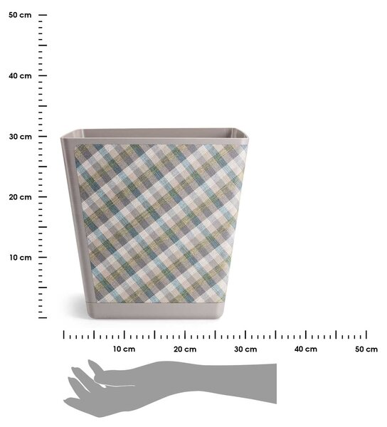 PLASTOVÝ KVETINÁČ PILEA TX2 30X30 CM VIACFAREBNÁ