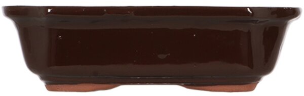KERAMICKÝ KVETINÁČ NA BONSAJ TERI 5,5X20,5X15 CM HNEDÁ