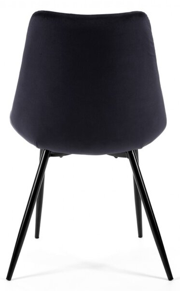 Set 2 ks jedálenských stoličiek SJ.0488, čierna