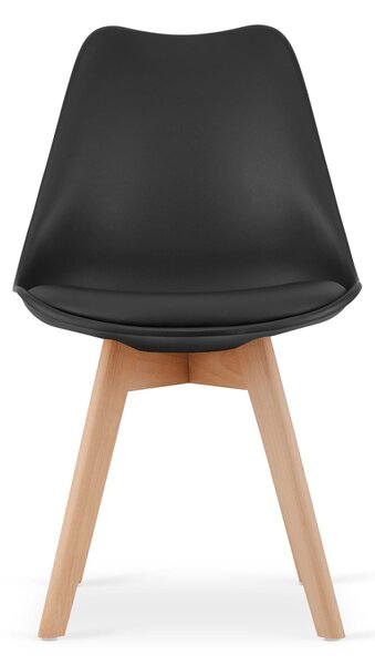 Jedálenský set 1 + 4, stôl MADO ARTISAN 80x80 + stoličky BALI MARK čierne