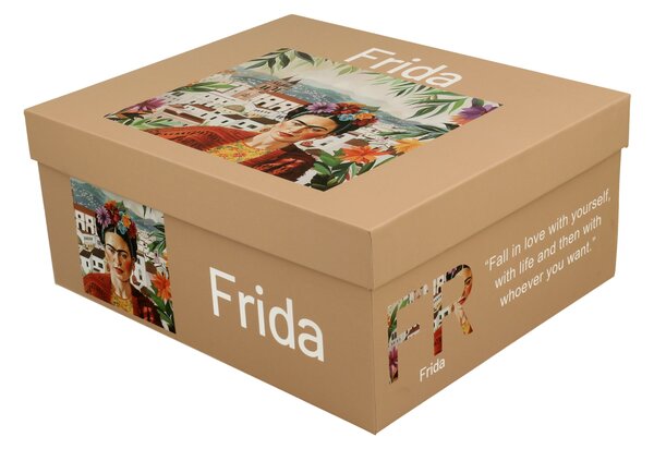 Porcelánová šálka s podšálkou Mexican Art Frida 270 ml sada 2ks