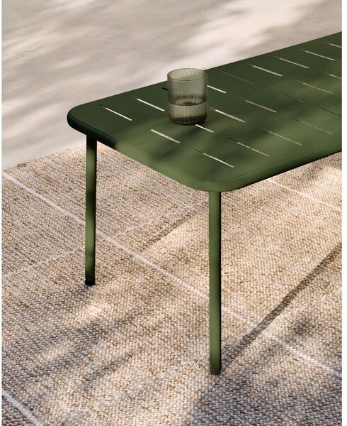 Oceľový Záhradný konferenčný stolík 50x90 cm Zivia – Kave Home