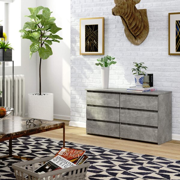 Komoda CL100 6SZ - beton