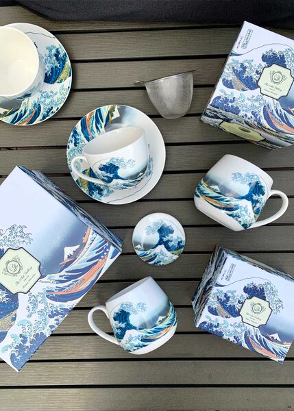 Porcelánový hrnček Hokusai The Great Wave 430 ml