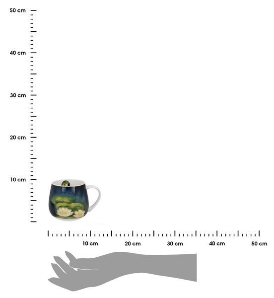 Porcelánový hrnček Monet Nenufars 430 ml