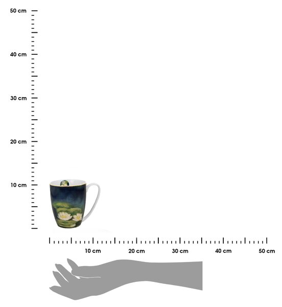 Porcelánový hrnček Monet Nenufars 360 ml