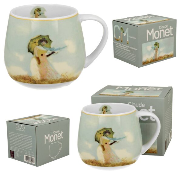 Porcelánový hrnček Monet Woman with Parasol 430 ml