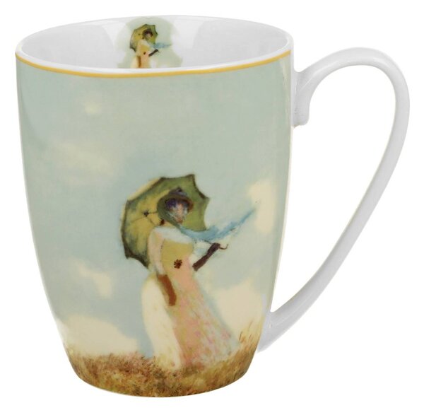 Porcelánový hrnček Monet Woman with Parasol 360 ml