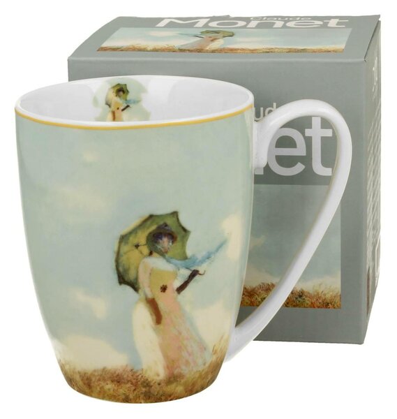 Porcelánový hrnček Monet Woman with Parasol 360 ml