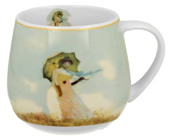 Porcelánový hrnček Monet Woman with Parasol 430 ml