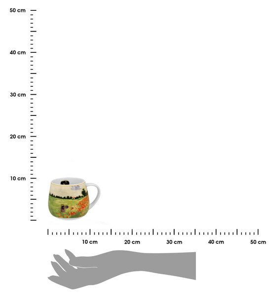 Porcelánový hrnček Monet Poppy Field 430 ml