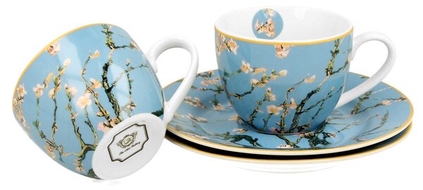 Porcelánová šálka s podšálkou Van Gogh Almond Blossom 90 ml sada 2ks