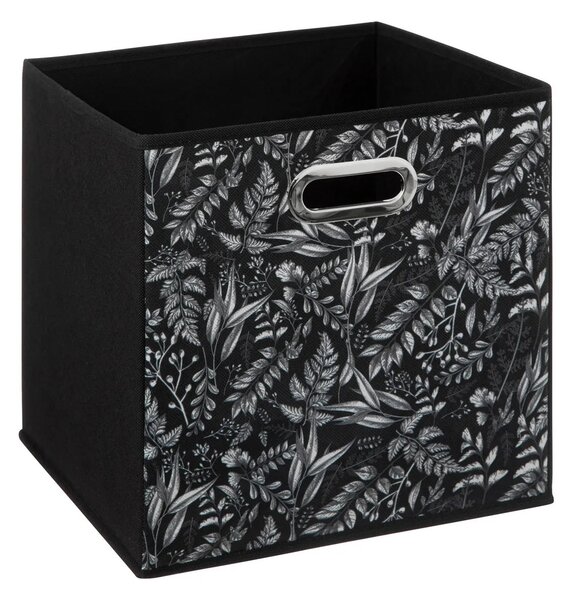 Úložný box Organic, 31x31x31 cm, čierna